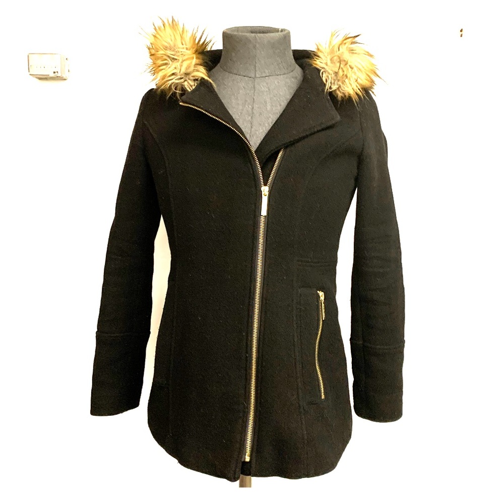 Michael Kors GUC winter coat faux fur hood